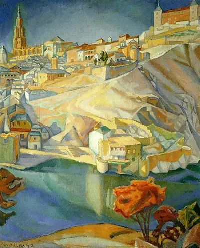 View of Toledo Diego Rivera
